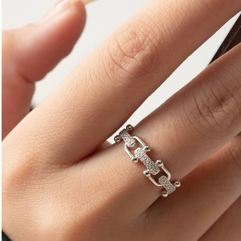 Sterling Silver 925 Open Ring